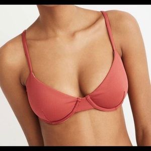 NWT underwire Madewell bikini top